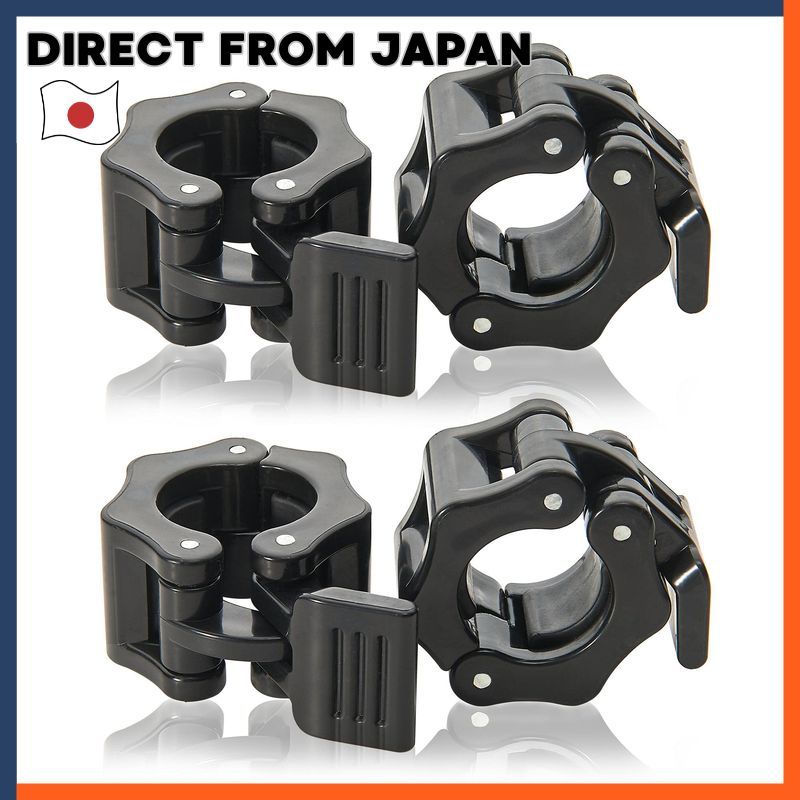 Barbell Collar 28mm Barbell Plate Lock Barbell Clip Dumbbell Screw Shaft Compatible ABS Plastic 4 Pi