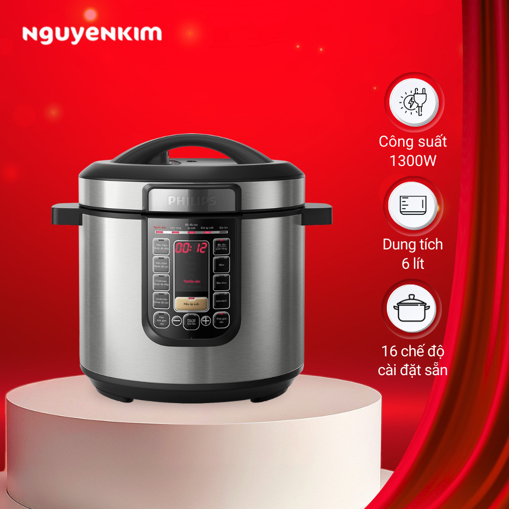 Nồi áp suất đa năng Philips 6 lít HD2237/66