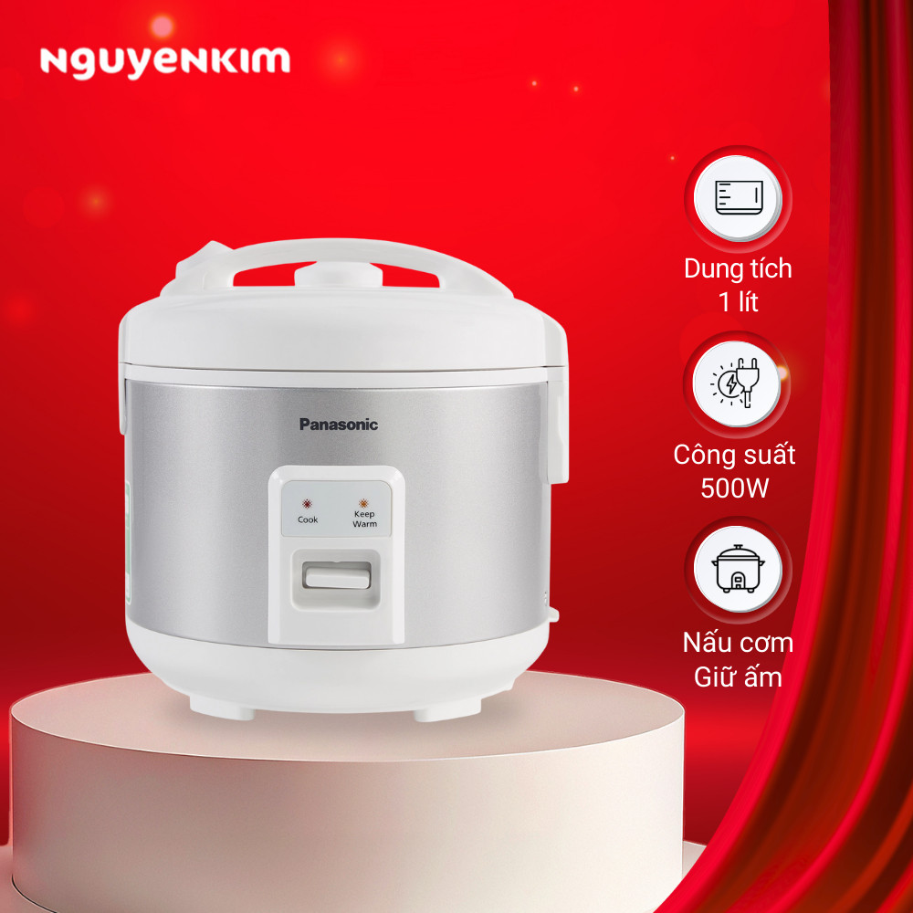 Nồi cơm điện Panasonic 1 lít SR-MVN10LRAX Xám