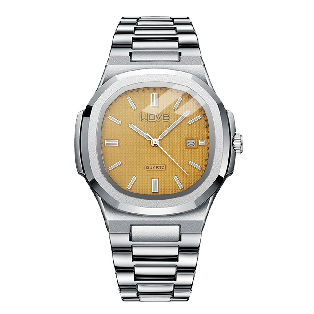 Langjue Thương Hiệu Thép Đồng Hồ Cặp Đôi Dạ Quang Đơn Giản Thời Trang Lịch Kinh Doanh Nam Nữ Đồng Hồ Thạch Anh Bán Buôn