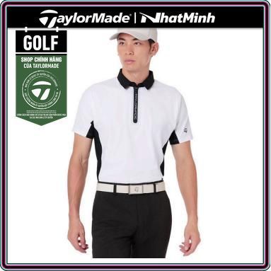 Áo Polo Golf Nam TaylorMade Performance Zipper – Hiện Đại & Thoáng Mát TL386