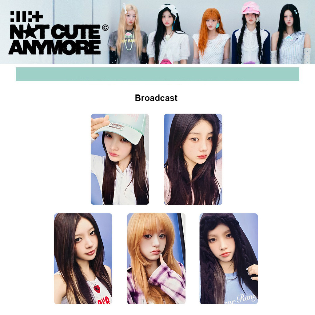 5 Chiếc ILLIT KHÔNG DỄ DÀNG Thẻ Lomo Album BOMB Toki Yo Tomare Tôi LL THÍCH BẠN NGÀY GLITTER HMV WEV