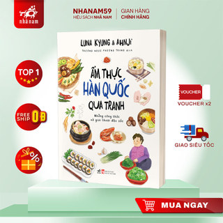 Sách - Ẩm thực Hàn Quốc qua tranh (Luna Kyung) (Ahnji) (Nhã Nam)