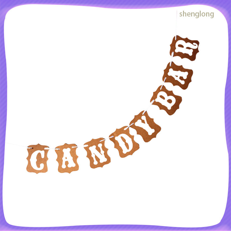 Party Candy Shop Biểu ngữ trưng bày Vòng hoa Vòng hoa shenglong