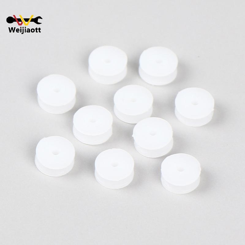 [Wjt] 10PC 2 * 9.3mm Bánh xe ròng rọc nhựa Micro Mini Gear Motor Wheels Đồ chơi mô hình DIY