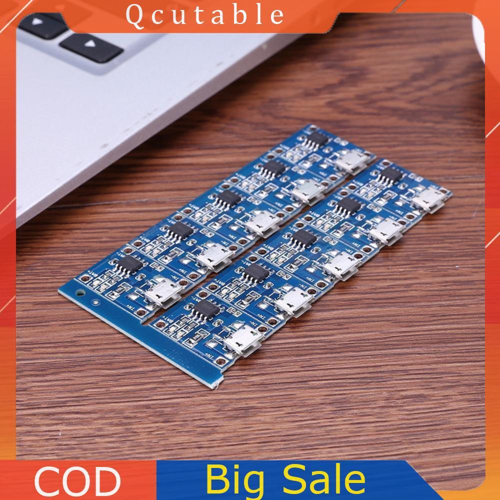 10 Chiếc 5V Mini USB 1A TP4056 Pin Lithium Sạc Ban Sạc Điện Mo