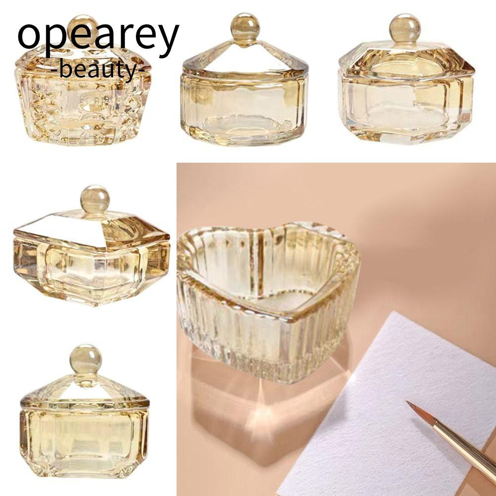 OPEAREY Liquid Powder Glass, Acrylic Nail Supplies Glass Dappen Dish, Phụ kiện Crystal Universal Nai
