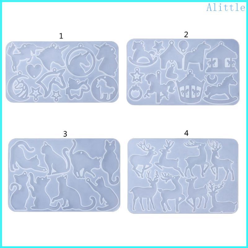 Bộ Khuôn Silicone UV Epoxy cho Alia - Phụ Kiện Trang Sức DIY