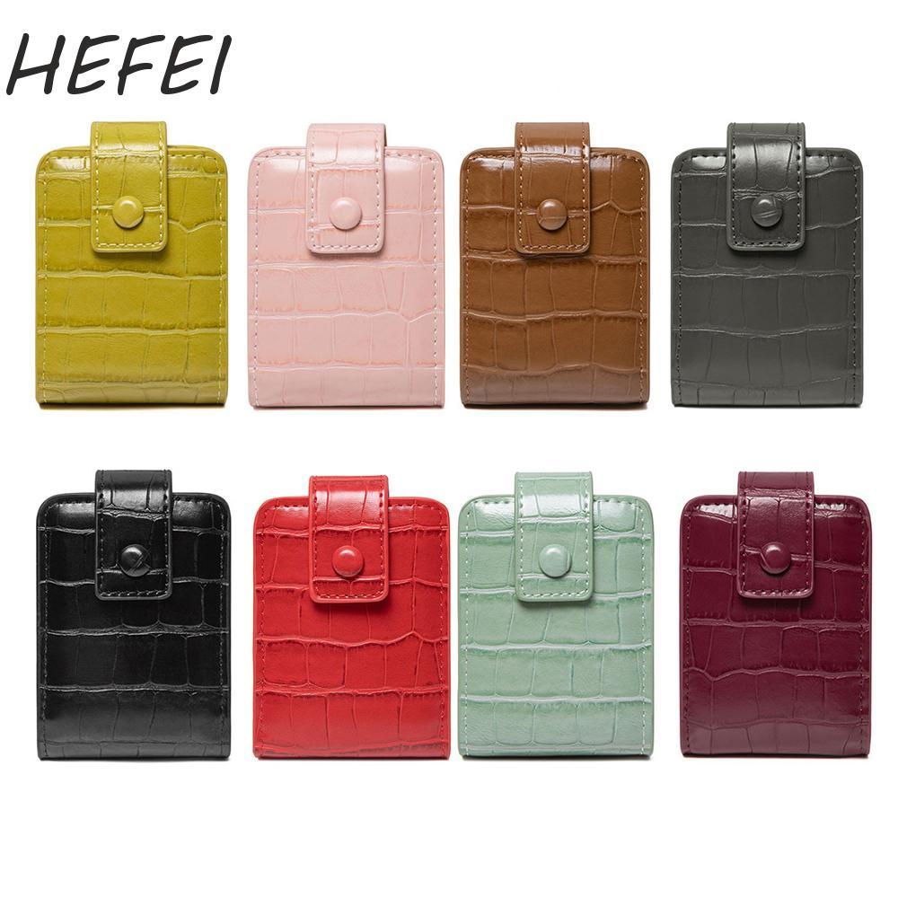 HEFEI Túi đựng mỹ phẩm HEFEI Nữ Họa tiết cá sấu bền với gương