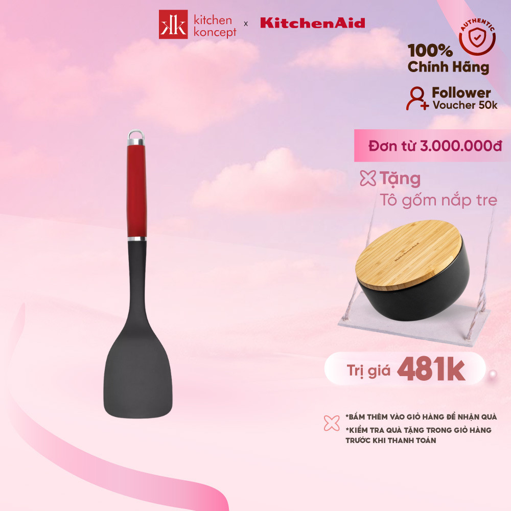 KitchenAid - Xẻng chiên Coreline - Màu Đỏ