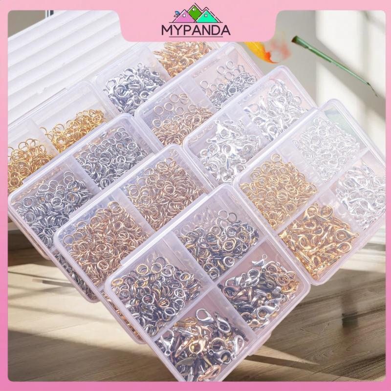 MYPANDA - Bộ Dụng Cụ Làm Trang Sức 500 Cái/Hộp, Phù Hợp DIY Dây Chuyền, Vòng Tay và Ankle Bracelet