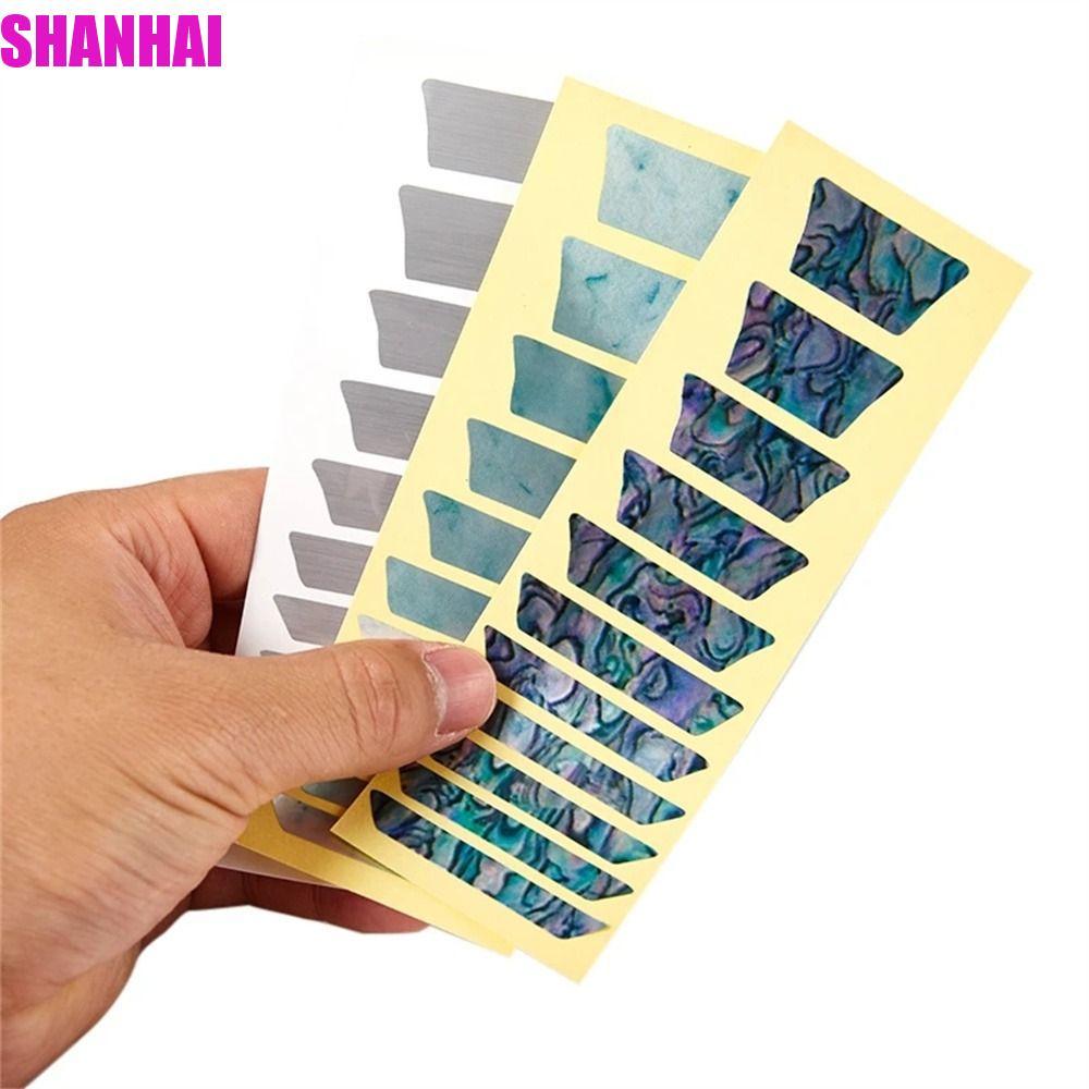 SHANHAI Cross Inlay Đề Can Siêu Mỏng Guitarra Phụ Kiện Guitar Inlay Miếng Dán Đàn Guitar Acoustic Đà
