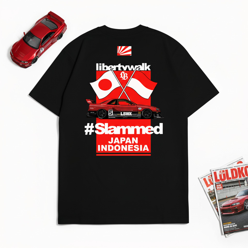 Áo Thoáng Khí Cotton Liberty Slammed Nissan Skyline R34