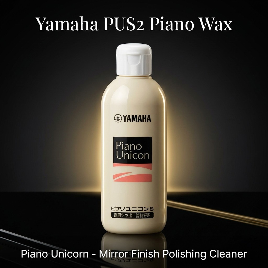 Yamaha PUS2 Piano Wax - Piano Unicorn, Mirror Finish Polishing Cleaner for Piano Coating, Size S, Ya