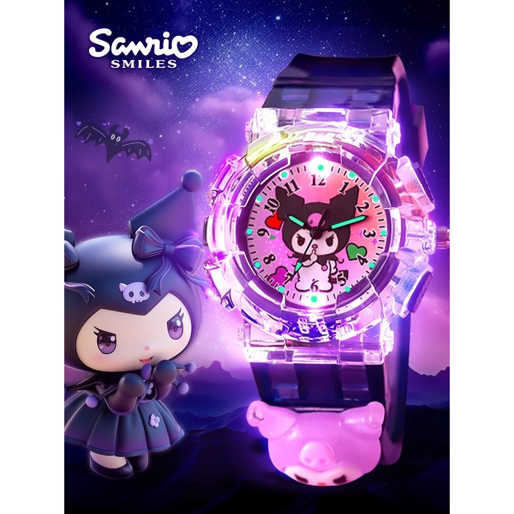 Nezha Kuromi Đồ Chơi Trẻ Em Đồng Hồ Điện Tử Dạ Quang Chống Sốc Chống Thấm Nước 2025 Phong Cách Mới Quà Tặng Bất Ngờ Cho Trẻ Em