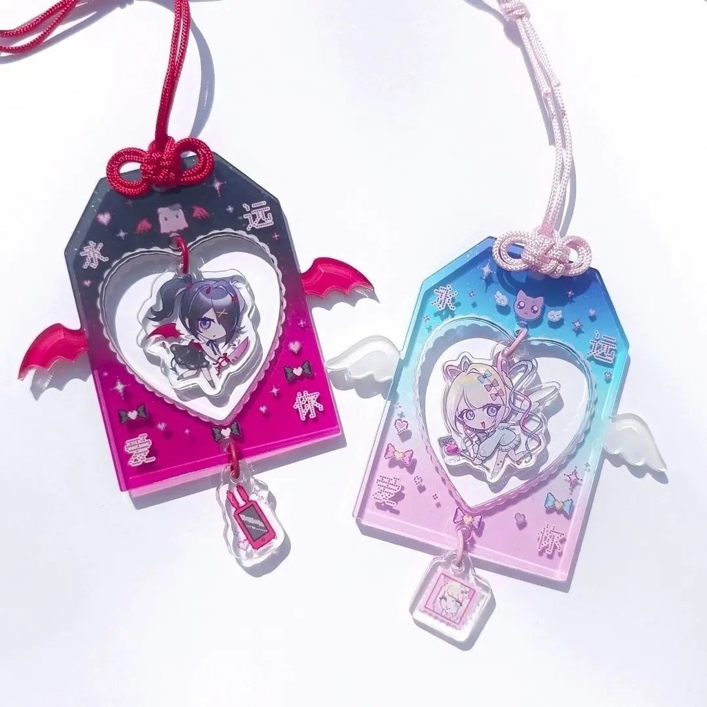Móc khóa bùa Omamori Needy Girl Overdose Needy Streamer Overload Ame-chan mica acrylic trang trí bal