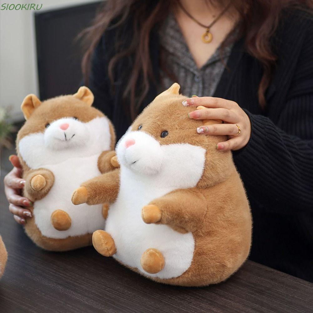 SIOOKIRU Chuột Động Vật Gối Sang Trọng, Lông Tơ PP Cotton Hamster Đồ Chơi Sang Trọng, Dễ Thương Như 