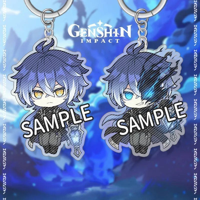 Móc khóa Genshin Impact Kyryll Chudomirovich Flins mô hình Mica Acrylic trang trí balo túi xách phụ 