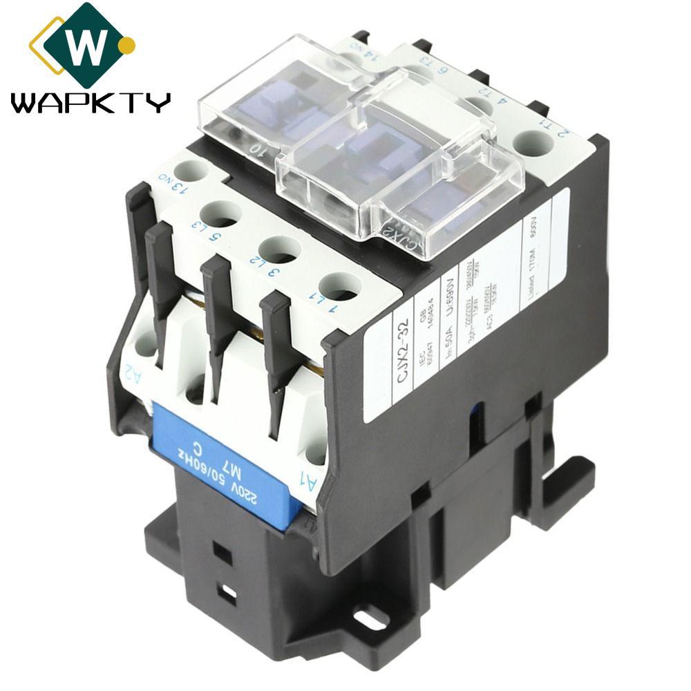 WAPKTY 32A 220V Bảo Vệ Mạch Điện, Thiết Bị Điều Khiển Động Cơ Công Nghiệp CJX2 Series 3 Cực Linh Kiệ