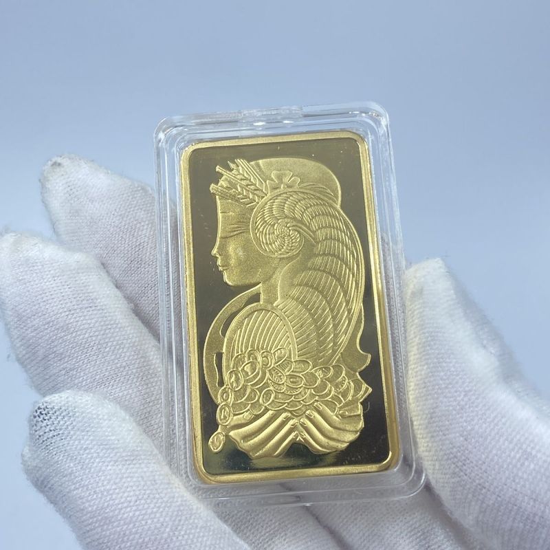 3 / 9 Ngân hàng Thụy Sĩ Thanh vàng Kỷ niệm Đồng xu 1 Ounce Đồng xu vàng ngoài hành tinh Đồng xu Bộ s