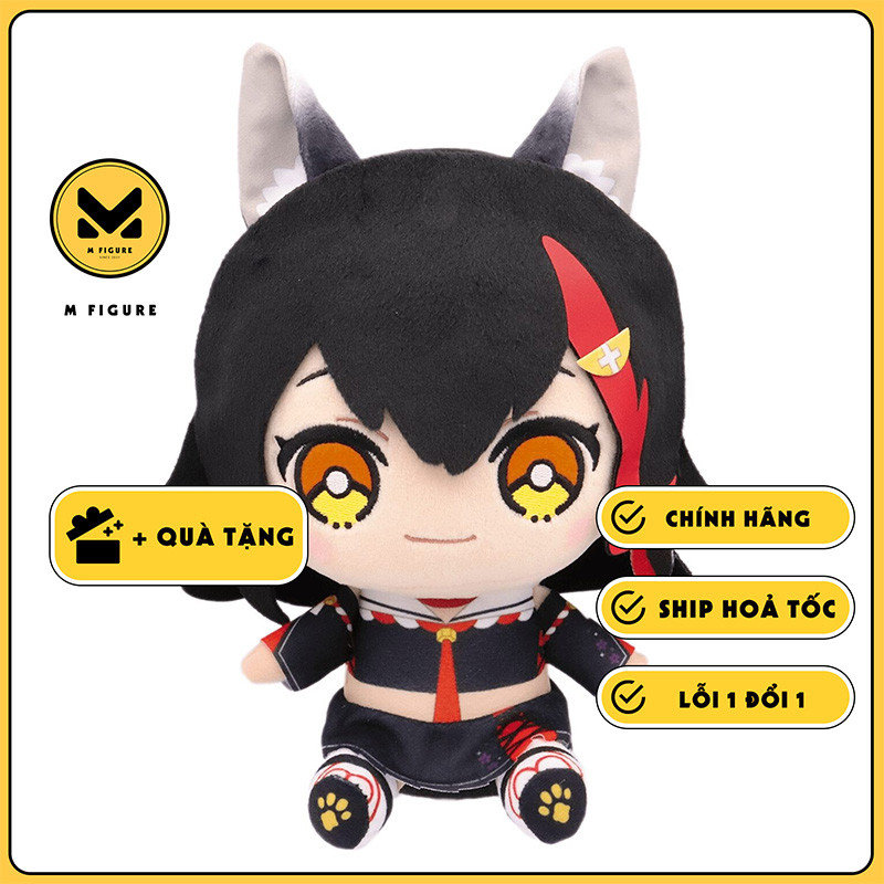 Bông Ookami Mio - Hololive - Hololive Friends With U (Cover Corporation) BÔNG CHÍNH HÃNG