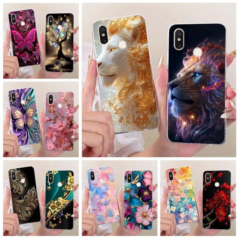 Dành Cho Xiaomi Mi 8 Pro Ốp Lưng Sư Tử Dễ Thương Sơn Thời Trang Mềm Mỏng Ốp lưng Xiaomi Mi 8 Lite 8L