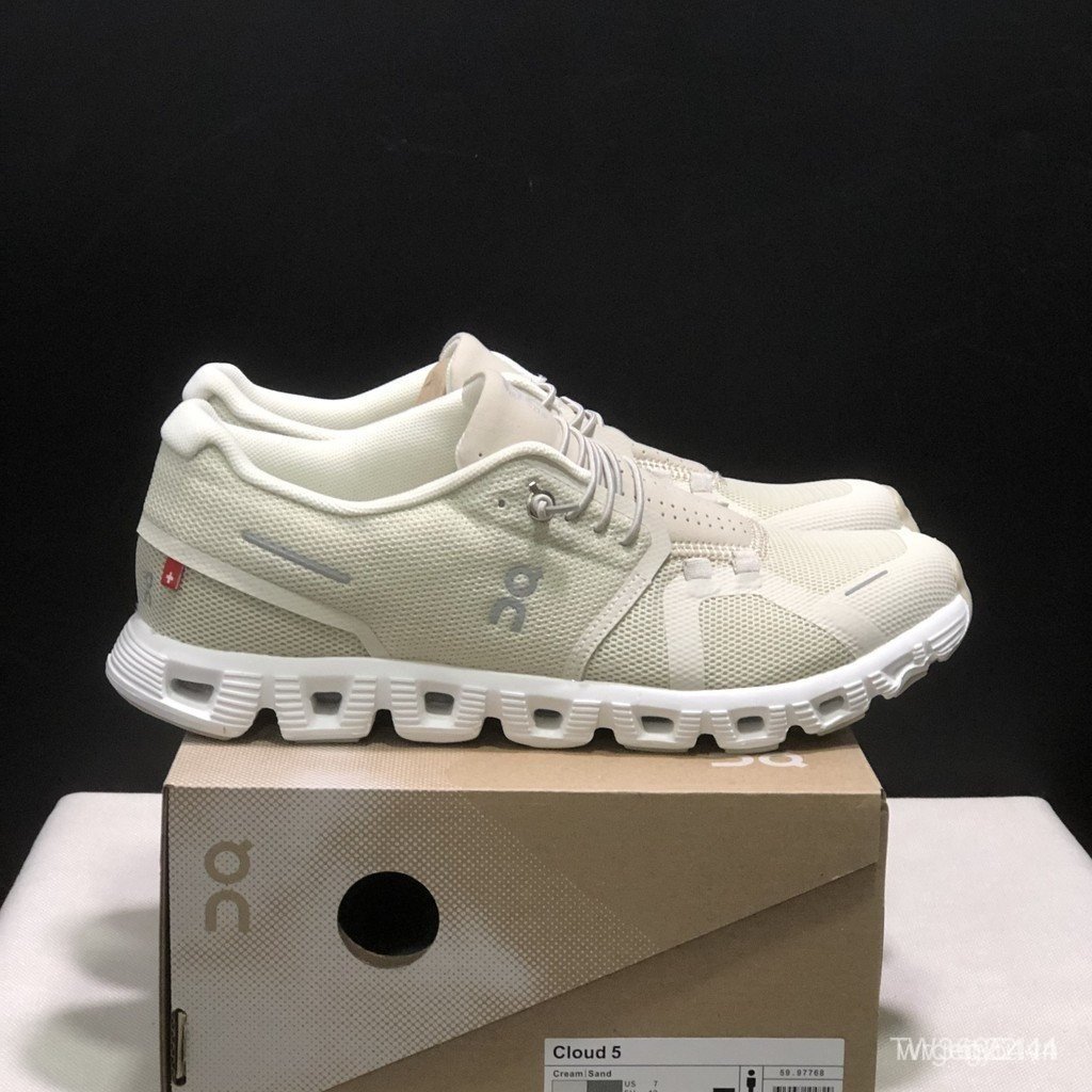 2025 On Cloud 5 Cloud5 Nam Nữ Chạy Bộ Giày Thể Thao Unisex Cặp Đôi Lưới Nhẹ ALIE S1FI