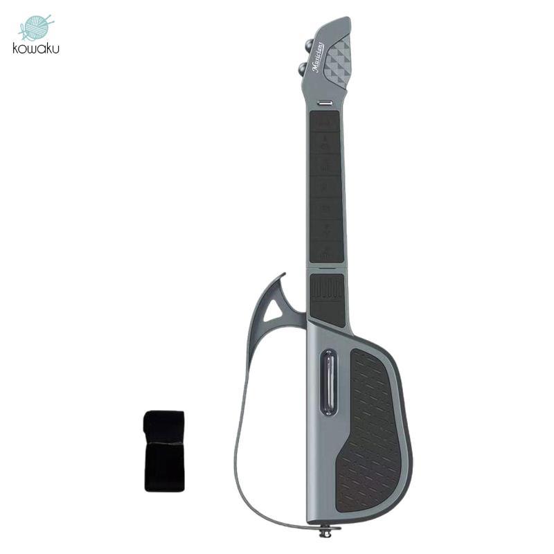 Đàn Guitar Acoustic Mini Electric Instrument Portable Practice Kit dành cho trẻ em Band và Cắm trại