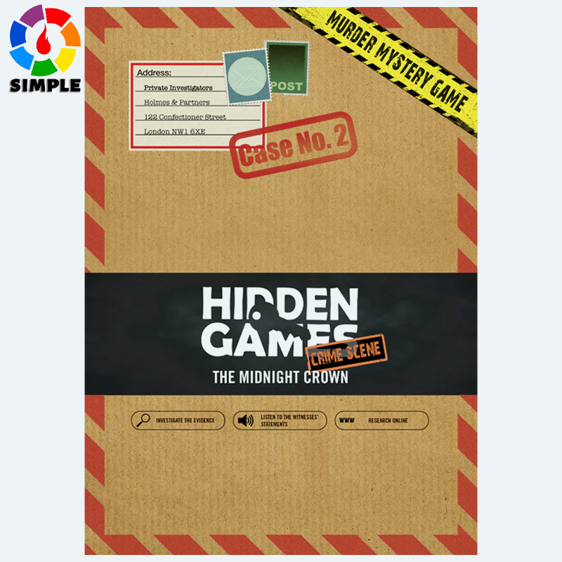 HIDDEN GAMES CRIME SCENE  -  BASE GAME - THE MIDNIGHT CROWN - SCENE 2 (ENGLISH)