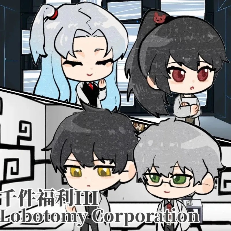 Standee Lobotomy Corporation mô hình mica trang trí bàn học Ayin Angela Carmen Hokma phụ kiện game a