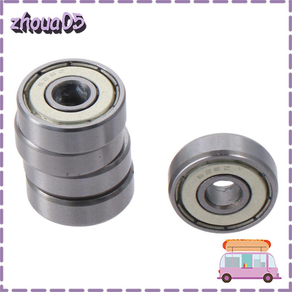 ZHOA 10 Vòng bi kín đôi, 626ZZ 6mm x 19mm x 6mm Vòng bi rãnh sâu, Động cơ vòng bi thu nhỏ được bôi t