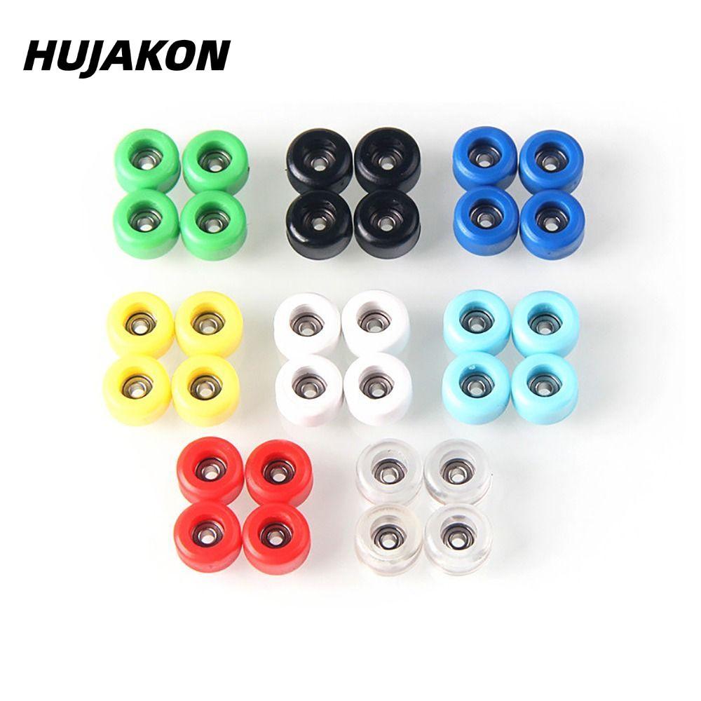 HUJAKON Bánh xe chịu lực urethane chất lượng cao, phụ kiện bảng trượt ngón tay với thiết kế mini và 