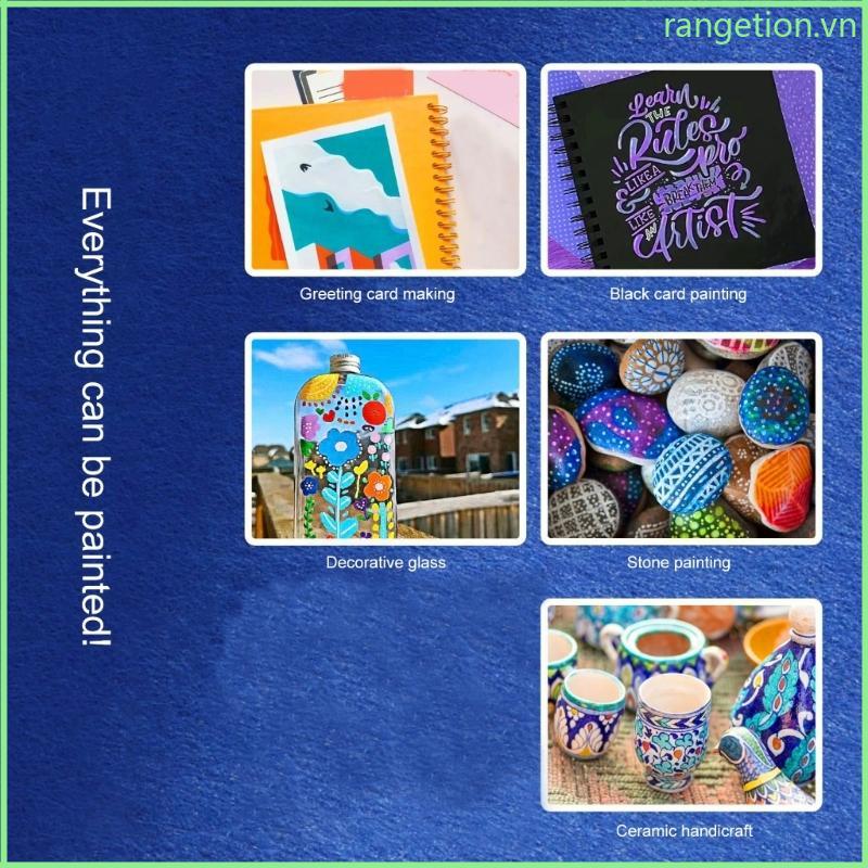 RAN 12 24 48 ColorAcrylic Paint Marker Graffiti Pen Acrylic Paint Pen Acrylic Marker