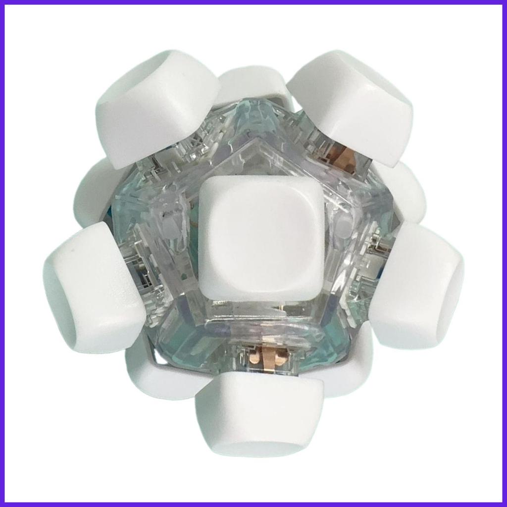 Bàn Phím Fidget Hình Bóng 12 Phím Cảm Giác Clicker Có Đèn LED Phím Clicker Fidget Cho Vớ Stuffers an