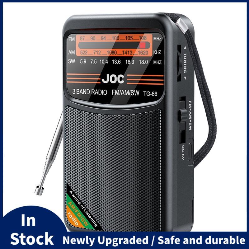 Pocket Radio Di Động Mini Full Band Radio AM / FM / SW Radio Có Pin Sạc Hỗ Trợ Tai Nghe Mini Radio C