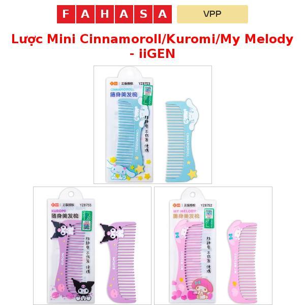 Lược Mini Cinnamoroll/Kuromi/My Melody - iiGEN