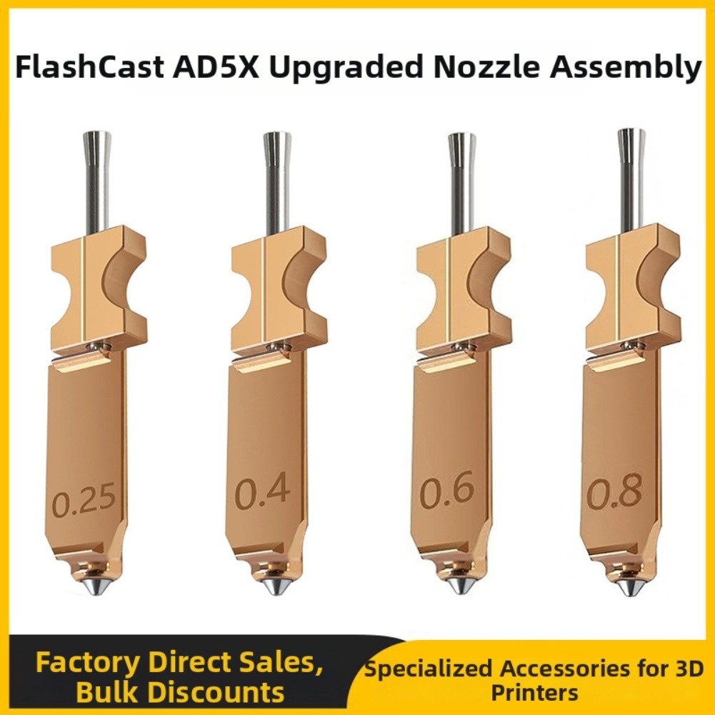 <cosyh>Nozzle For AD5X Double Sealed Interface Extruder Nozzle For Flashforge AD5X