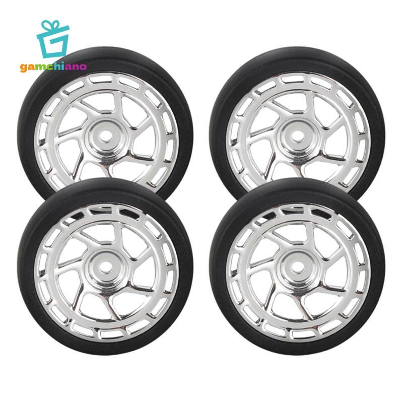 Gamchiano 4 Miếng RC Drift Lốp Bánh Xe Và Lốp Bộ Rally Drift Lốp Cho 1 / 18 RC Drift Rally Xe