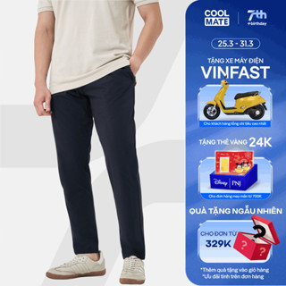 Quần dài nam Daily Pants sợi Sorona, nhuộm Cleandye siêu nhẹ, thoải mái, chống nhăn, chống tia UV - Coolmate