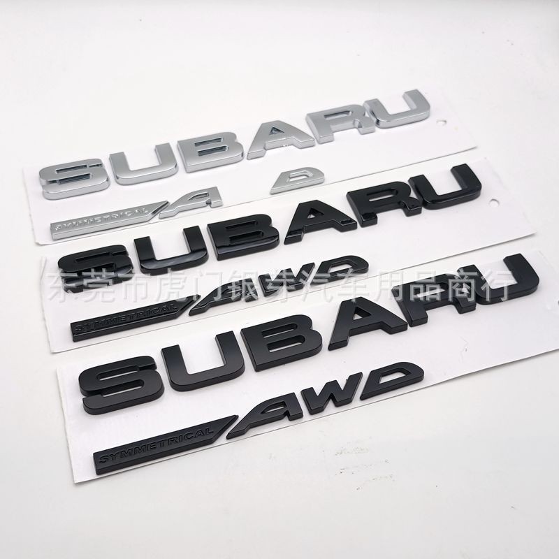 SUBARU SYMMETRICAL AWD Xe Miếng Dán Thích Hợp Cho SUBARU Forester Tiếng Anh Đuôi Sau Miếng Dán Mạ Đi