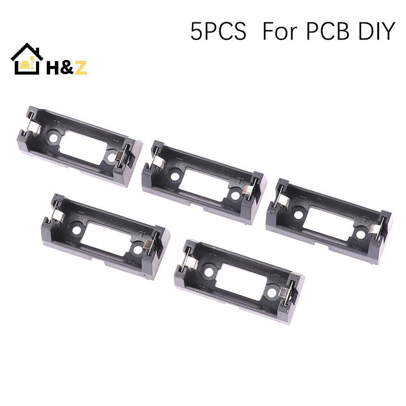 Kính vạn hoa 5 Chiếc Cắm CR123A Pin 16340 Hộp Pin LIR123A Hộp Bảo Quản Pin CR123A Vỏ Pin Cho PCB DIY
