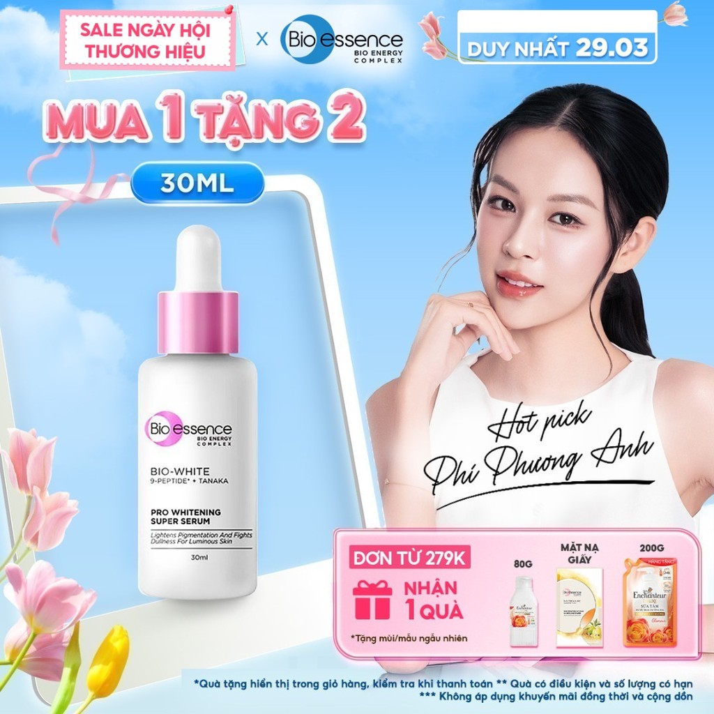 Tinh Chất Dưỡng Trắng Bio-Essence Bio-White Pro Serum Sáng Da chiết xuất Tanaka & Camellia 30ml
