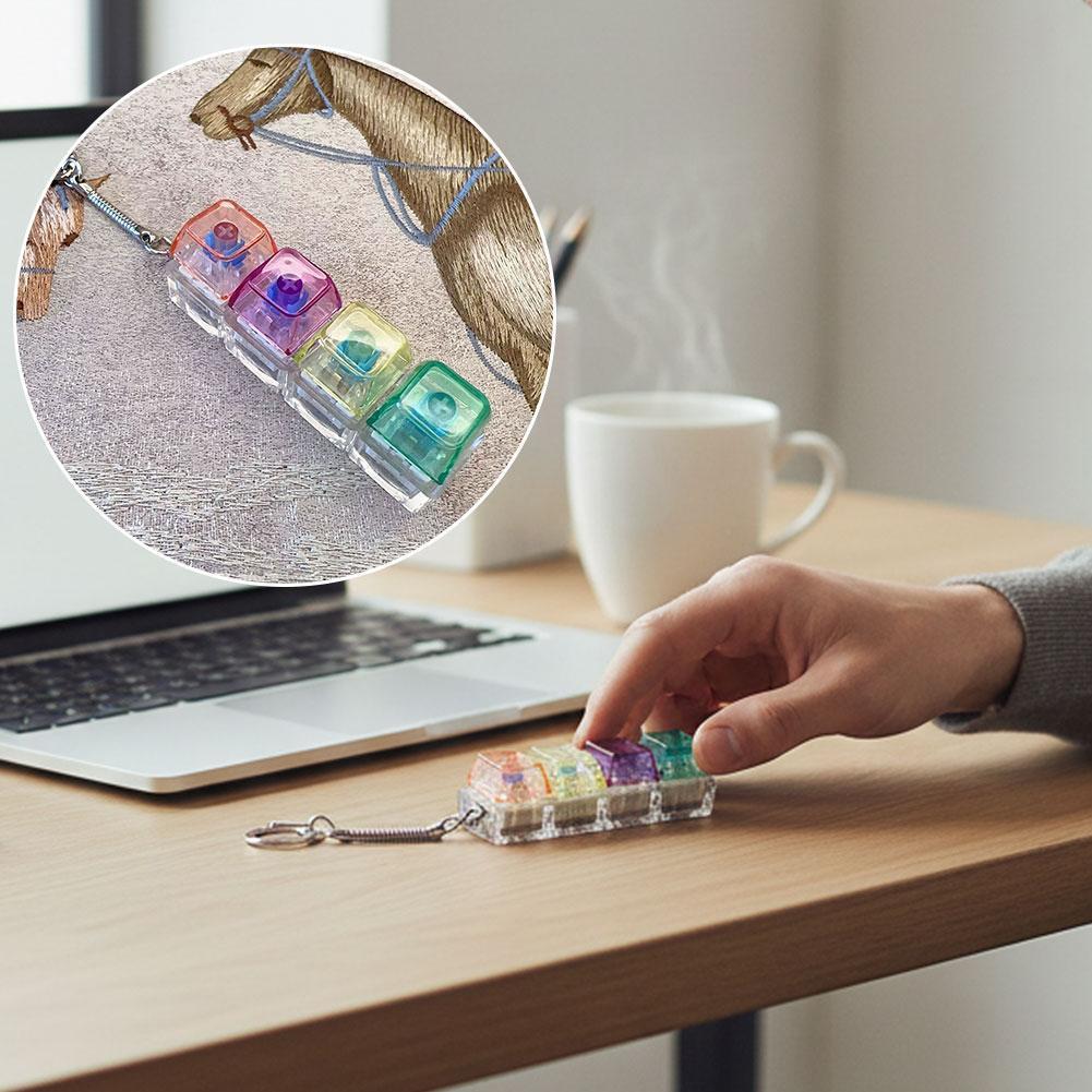 Giải nén Pc 4 phím Bàn phím cơ Switch Tester, Giảm căng thẳng Key Pinching Toy K8a8