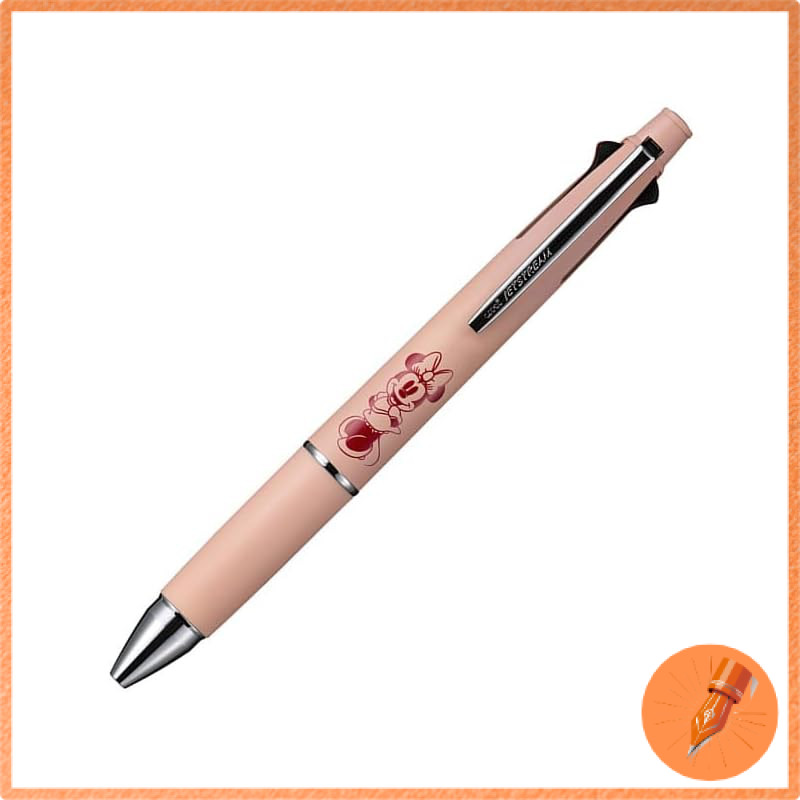 Mitsubishi Pencil Jetstream Multifunction Pen 4&1 Disney MB Coral 0.5mm MSXE5-1600D-05-MBC Minnie Mo