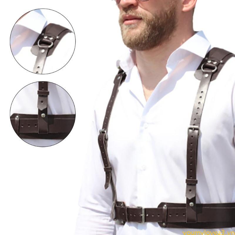 Yml1 Punk Body Harness Gothic Nam Ngực Dây Xích Cơ Thể Cho Nam Dây