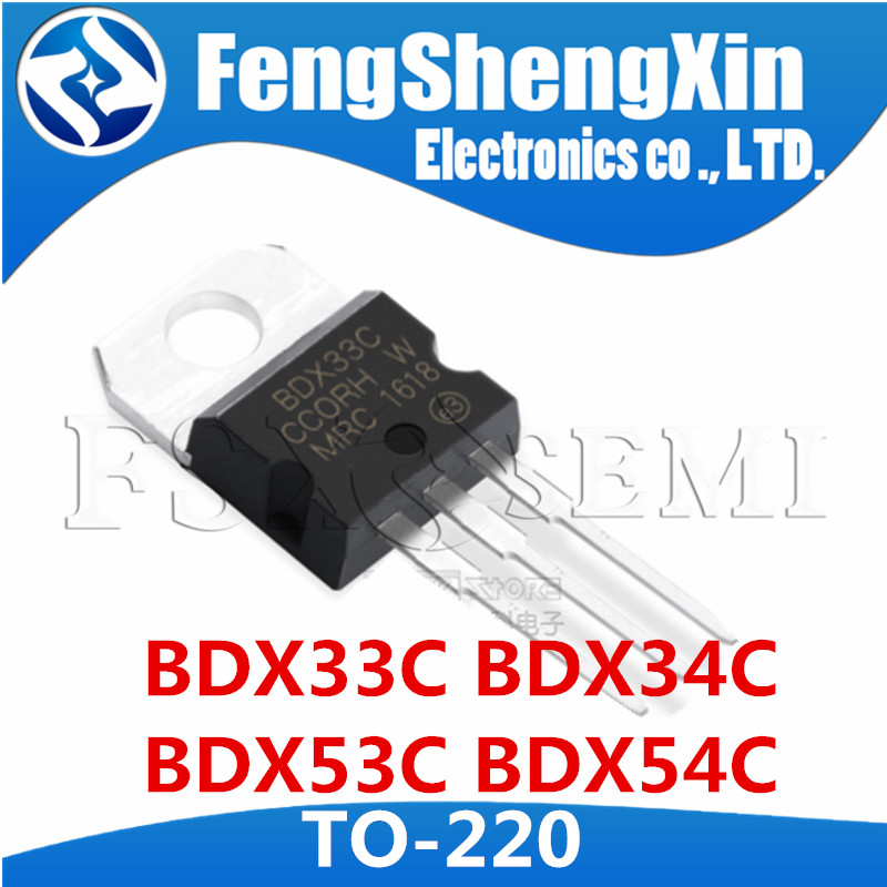 10 Cái / lốc BDX53C BDX33C BDX34C BDX54C BDX53 BDX33 BDX34 BDX54 TO-220 TRUYỀN ĐIỆN