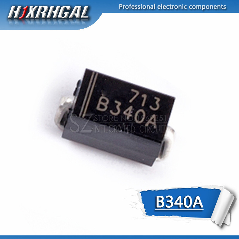 50 chiếc B340A B340 3.0A SIÊU TẢ SMD diode schottky