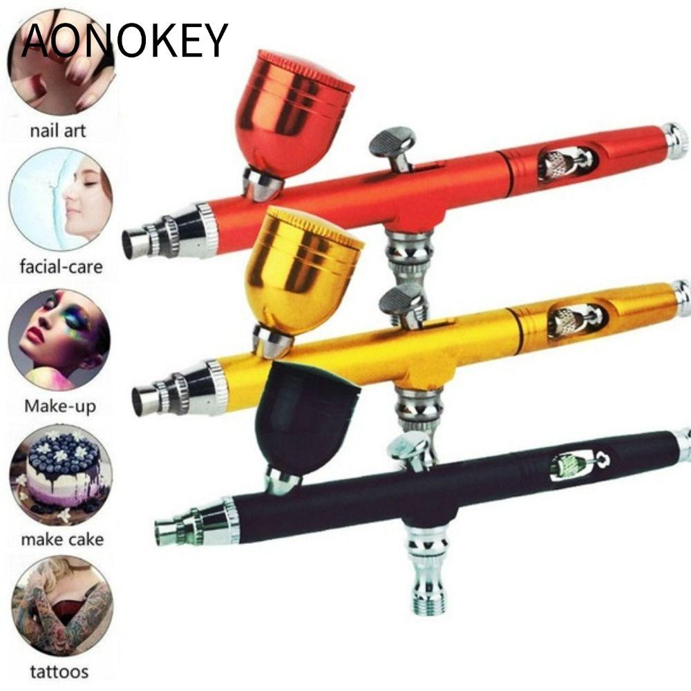 AONOKEY Nail Art Paint Tattoo Painting Air Paint Compressor Spray