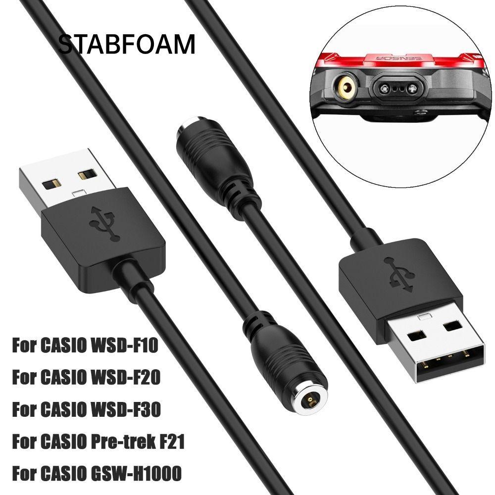 Cáp sạc USB STABFOAM, Bộ sạc đồng hồ thời trang đa năng, Phụ kiện đồng hồ Đế sạc di động cho WSD-F10