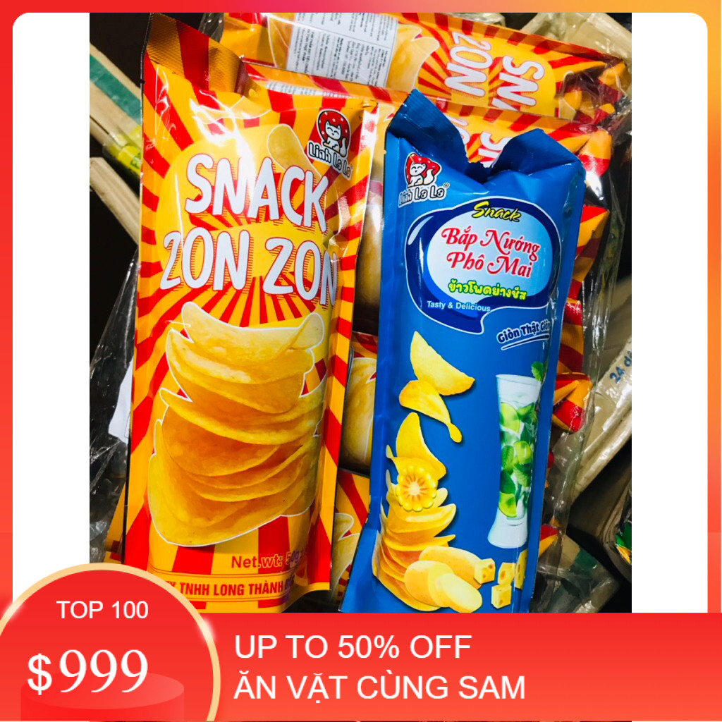 [Shop Uy Tín-có gì ib ạ] Sỉ bịch 12 gói Snack Bắp nướng Phô Mai Linh LaLa